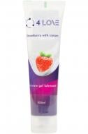 Интимная гель-смазка 4LOVE Strawberry with cream