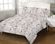 Комплект постільної білизни євро 14594 GOLD USA коричневий Zastelli Комплект постільної білизни євро 14594 GOLD USA коричневий Zastelli