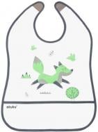 Нагрудник детский Akuku Лисенок белый A0519