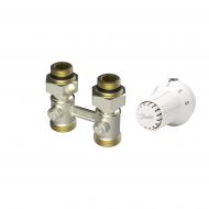 Термостатичний комплект Danfoss радіаторний RAS-CK + RLV KS 1/2" прямий 013G653