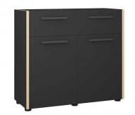 Комод напольный Modus 950x859x370 мм серый/серый