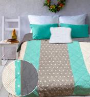 Покрывало Carl 215x240 см Zastelli зеленый