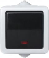 Вимикач одноклавішний REAL-EL Storm з підсвіткою сірий Storm-72011L, grey (REAL-EL) Вимикач одноклавішний REAL-EL Storm з підсвіткою сірий Storm-72011L, grey (REAL-EL)