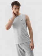Майка 4F SLEEVELESS M075 / KOSZULKA BEZ REKAWKOW M075 4FWSS24TSLEM075-27M р.XXL серый