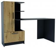 Стол компьютерный Стандарт L 1800x1200x600 мм антрацит/дуб артизан