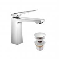 Змішувач для умивальника Kroner KRP Ersel - C0110BV з донним клапаном