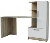 Стол компьютерный Стандарт R 1800x1200x600 мм дуб сонома/нимфея альба