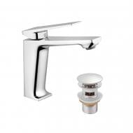 Смеситель для умывальника Kroner KRP Ersel - C0111BV с донным клапаном