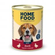Корм вологий беззерновий Home Food паштет з качкою 360 г Корм вологий беззерновий Home Food паштет з качкою 360 г