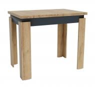 Стол раскладной Фемели 600(1200)x900x770мм дуб крафт золотой/дуб крафт золотой/графит