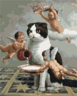 Картина по номерам Его Величество Кот BS32068 40x50 см Brushme Картина по номерам Его Величество Кот BS32068 40x50 см Brushme