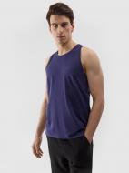 Майка 4F SLEEVELESS M076 / KOSZULKA BEZ REKAWKOW M076 4FWSS24TSLEM076-31S р.S синій