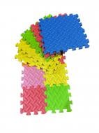 Игровой термоковрик Termoizol Коврик-пазл детский Веселка, EVA 13,5,х13,5 см, 48 шт