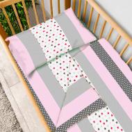 Комплект постельного белья детский STAR DOTS (PINK) розовый Zastelli