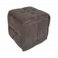 Пуф-трансформер Metalzavod 5в1 пиковка 470х450х470 мм темно-коричневый / черный Пуф-трансформер Metalzavod 5в1 пиковка 470х450х470 мм темно-коричневый / черный