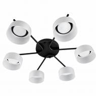 ВИТРИНА! Люстра потолочная LIGHT SET DUSHA MS228 6x12 Вт GX53 черный/молочный ВИТРИНА! Люстра потолочная LIGHT SET DUSHA MS228 6x12 Вт GX53 черный/молочный