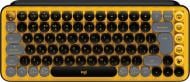 Клавиатура Logitech POP Keys Wireless Mechanical Keyboard With Emoji Keys blast yellow (920-010716)