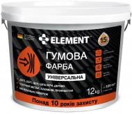 Фарба гумова Element універсальна RAL 8017 мат коричневий 12 кг