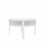 Стол журнальный Forte Meble Tobago 744x744x455 мм белый/ белый Стол журнальный Forte Meble Tobago 744x744x455 мм белый/ белый