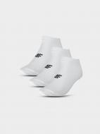Шкарпетки 4F SOCKS CAS M277 (3PACK) / SKARPETY M277 (3PAK) 4FWMM00USOCM277-10S р.39-42 білий