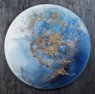 Картина Нептун, ручная работа, светится в темноте YS-Art