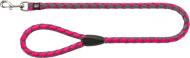 Поводок-шлея Trixie Cavo Lead плетеный круглый L-XL: 1 м/18 мм фуксия/графит