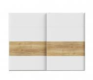 Шкаф гардеробный Forte Meble 2d MAYACUS 2105х2699х612 мм белый / дуб маувелла