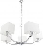 Люстра подвесная Victoria Lighting 5xE14 хром Loreto/SP5
