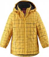 Куртка для девочки, для мальчика Reima р.134 желтый 521637-2421