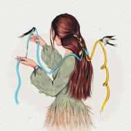 Картина по номерам Полет свободы ©Alla Berezovska BS53100M 50x50 см Brushme Картина по номерам Полет свободы ©Alla Berezovska BS53100M 50x50 см Brushme