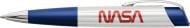 Ручка кулькова Fisher Space Pen Eclipse Біла + Синя NASA logo SECL/WBL-NASAW