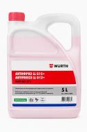 Антифриз WURTH LL Ready Mix -37 °С G12+ готовый 5 л розовый (5892333005)