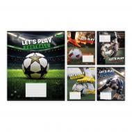 Тетрадь школьная Let's play football 12 лист. линейка 768748 1 вересня