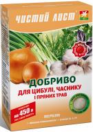 Удобрение кристаллическое Чистий Лист для лука, чеснока и пряных трав 300 г