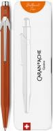 Ручка Caran d'Ache 849 Colormat-X оранжевая / box