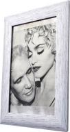 Репродукция Madonna & Jean Paul Gaultier №1773 в раме за состаренным зеркалом 28x38 см SEAPS