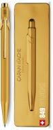 Ручка Caran d'Ache 849 Goldbar золотистая / box