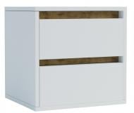 Тумба прикроватная Идея 2Я 400x400x350 мм нимфея альба/дуб артизан