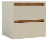 Тумба приліжкова Ідея 2Я 400x400x350 мм сатин/дуб крафт золотий