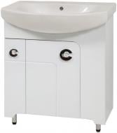 Тумба напольная Сансервіс Eliza 70 с умывальником Лотос 70 белая