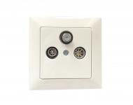 Розетка TV+R+SAT кінцева Siemens Line IP20 полярно-білий 5TG25482WH Розетка TV+R+SAT кінцева Siemens Line IP20 полярно-білий 5TG25482WH