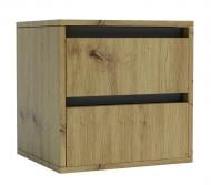 Тумба прикроватная Идея 2Я 400x400x350 мм дуб артизан/графит