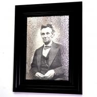 Репродукція Абрахам Лінкольн №1783 в рамі за зістареним дзеркалом 28x38 см SEAPS