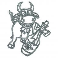 Подвеска MISLT Бычок с шампанским bull002-4 3 см