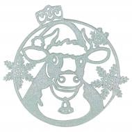 Підвіска MISLT Бичок з ялинкою bull004-0 3 см