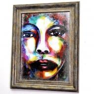 Картина на дзеркалі Lady In Red №769 Mini X5 52x42 см SEAPS