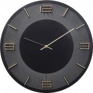 Часы настенные Leonardo черно-золотой 49 см KARE Design