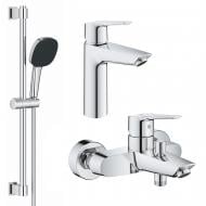 Набор смесителей Grohe 3 в 1 для ванной комнаты Grohe QuickFix Start M-Size UA202301ME
