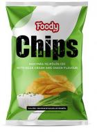 Чипсы FOODY со вкусом сметаны и лука 75 г