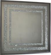 Дзеркало косметичне SEAPS Zerrofixx Glitter Square Silver X10 №3306A 94х94 см